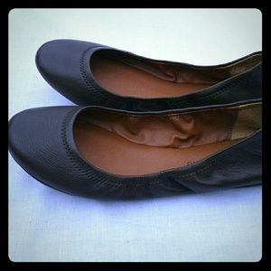 Lucky Brand Dark Brown Flats 9M- NWOB